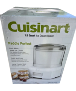 Cuisinart CIM-46PC 1.5 Quart Ice Cream Maker Yogurt Sorbet w Large Freez... - $1,870.53 MXN