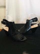 Vince Camuto The Adita Strappy Heels Black Size 6 1/2M - £17.50 GBP