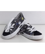 Peanuts Snoopy Black Canvas Lace-Up Children&#39;s Shoes Size 9 New - $31.90 CAD