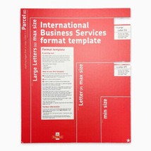 Letter Size Guide Parcel Postage Format Template International Mail - £4.49 GBP