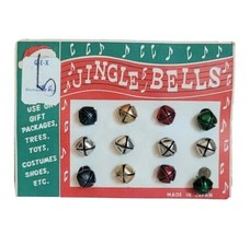 Jingle Bells Vintage Craft Supply 1950 Christmas Walco NOS Holiday Art C48 - £19.65 GBP