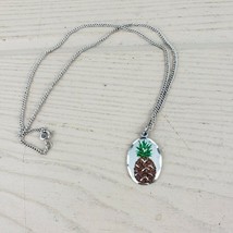 Blackinton Vintage Pineapple Pewter Necklace With Chain - £7.77 GBP