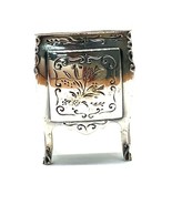 Vintage Sterling Silver Victorian Side Table Cabinet Furniture Display M... - £72.54 GBP