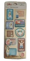 Vintage The Simpsons Homer Hallmark Foil Stickers 2010 Stickeroni Acid Free NOS - £20.72 GBP