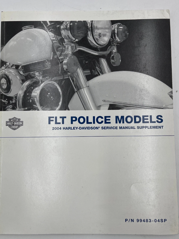 2004 Harley Davidson FLT Police Models Service Manual Supplement 99483-04SP - $19.99