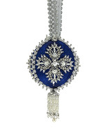 The Cracker Box  Inc Christmas Ornament Kit Tone Poem on Royal - $84.25