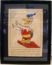 Framed Page Walt Disney&#39;s Donald Duck Whitman #978 (1935) - Linen-like Paper - £35.54 GBP