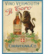 12791.Decor Poster.Home wall.Room interior design.Bull Italian wine.Bar.Mancave - £13.40 GBP - £42.31 GBP