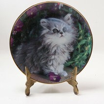 Vintage Nancy Mathews Franklin Mint &quot; Purrfection &quot; Numbered Cat Collector Plate - £10.78 GBP