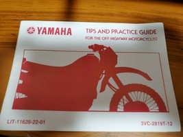 Yamaha Tips and Practice Guide for Off Highway Motorcycle 3VC-2819T-10 - £3.89 GBP