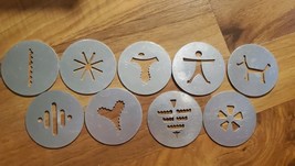Wear-Ever Super Shooter 70001 Set 9 Decorating Discs Cookie Press Replac... - $10.87