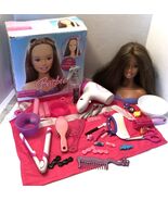 2006 Barbie Color &#39;n Style Styling Head Model Teresa K9236 with Lots of ... - $32.95