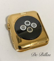 24 Karat Gold 42MM Apple Watch Stainless Steel Custom Body Only - $557.67