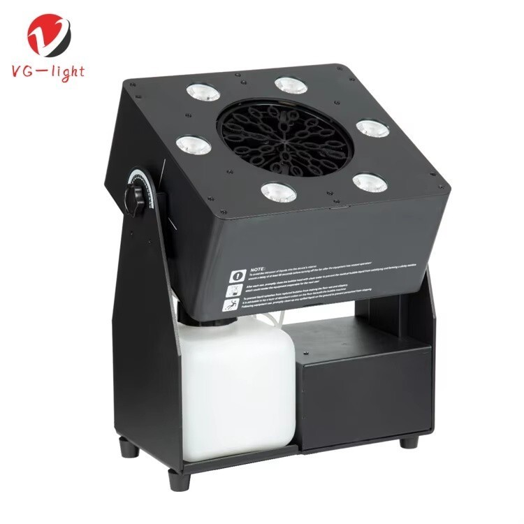 90W LED Bubble Machine DMX Stage Effect Park Wedding Machine WITH LED 6x4w RGBW Item image 5