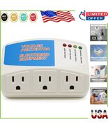 3-Outlet Surge Protector Power Strip with LED Indicators for Home Applia... - $490.86 MXN