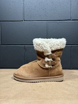 Kookaburra by UGG Brown Leather Winter Lined Boots Wmns Sz 10 - £23.57 GBP