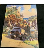Chevrolet Blazer Original Vintage Print Ad 1985 What Tie Artwork - $8.59