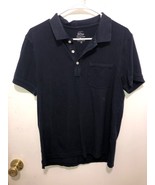 J Crew Stretch Piqué Polo Shirt Navy Blue Men&#39;s SZ Small - $7.91