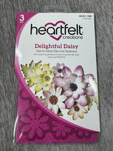 Heartfelt Creations Delightful Daisy Cutting Die Set 3pc HCD1-760 Scrapb... - $24.74