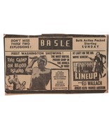 VINTAGE 1958 Camp on Blood Island / The Lineup Newspaper Advertisement - £15.48 GBP