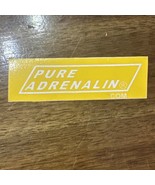 Pure Adrenalin Sticker Vintage 70’s 80’s Racing Decal NOS Race Memorabilia - £4.62 GBP