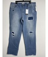 Sofia by Sofia Vergara NWT Size 20 Plus Veronica Straight Frayed Hem Dis... - $32.00