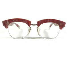 Vintage L.a.Eyeworks Brille Rahmen GIGANTOR 31 Rot Horn Übergröße 50-20-140 - £73.25 GBP