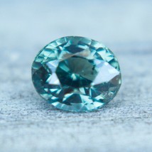 Natural Green Sapphire | Oval Cut | 1.16  Carat | 6.23x5.17 mm | Genuine earth m - £467.62 GBP