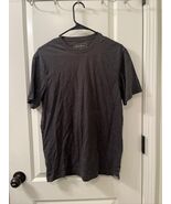 Eddie Bauer Mens T-Shirt Crew Neck Dark Gray Size Small - $31.15 CAD