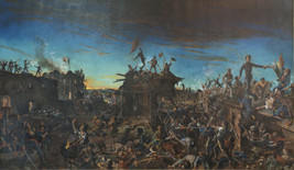 Art Dawn at the Alamo, by Henry Arthur McArdle Giclee Print Canvas - £8.44 GBP+