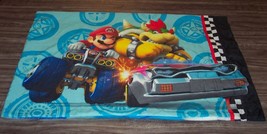 Nintendo Mariokart Pillowcase Pillow Case Super Mario Bros. Kart Racer Bowser - £12.91 GBP
