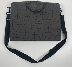 ACME black over the shoulder messenger laptop case bag Broken Zipper - £8.36 GBP