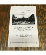 Vintage Czech Slovakia travel film series brochure KRUZ radio movie phot... - $19.75