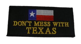 Don&#39;t Mess With Texas Patch - Multi-Colored - Veteran Owned Business - £4.72 GBP