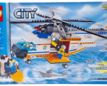 Lego CITY: Coast Guard Helicopter &amp; Life Raft (7738) 100% Complete w/Box - £54.35 GBP