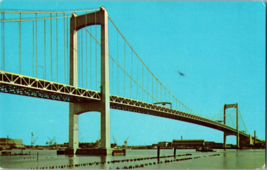 View Philadelphia Pennsylvania PA Walt Whitman Bridge Delaware River Postcard - £5.34 GBP