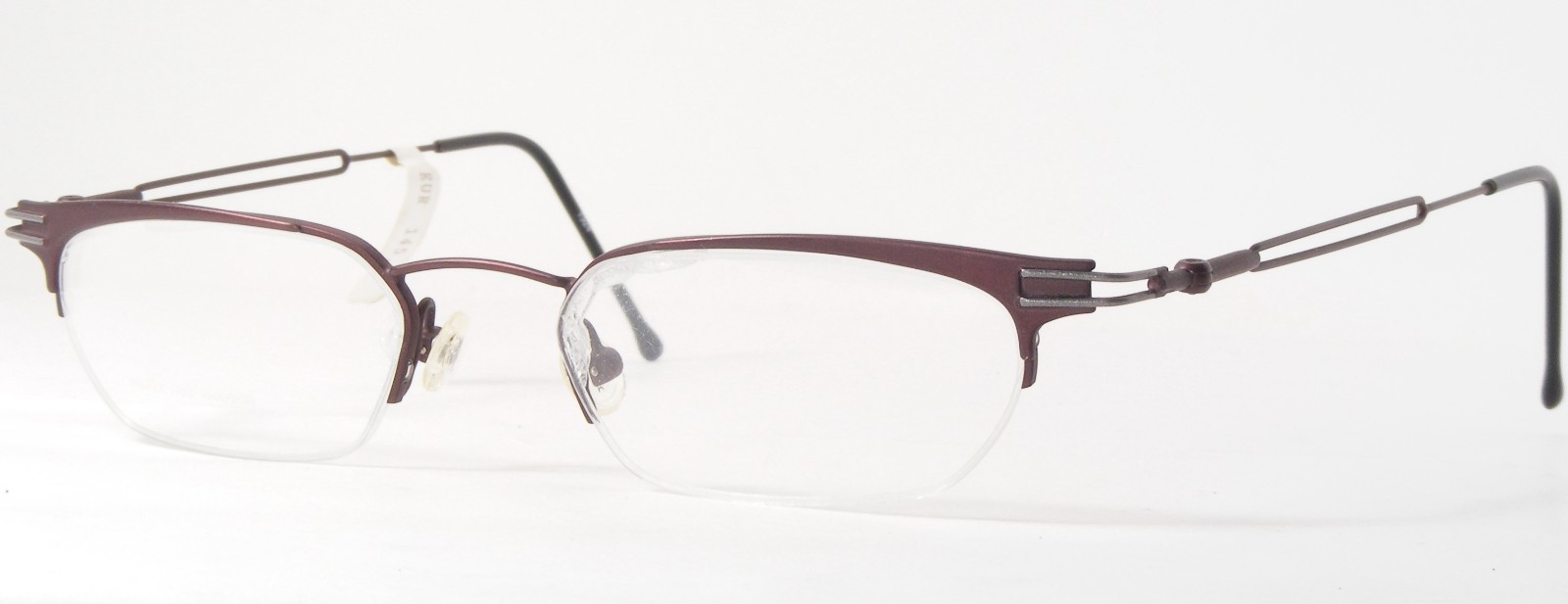 Vintage MODA OPTICA MO 1324 R1 Plum /Grey UNIQUE RARE EYEGLASSES FRAME 4... - $79.20