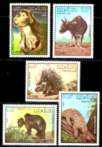 Laos 645-649 MNH Animals Monkey Bears Porcupines ZAYIX 031822S89M - £2.23 GBP