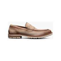 Stacy Adams Hopkins Moc Toe Penny Slip-On Shoes Sand 25708-269 image 2