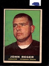 1961 Topps #110 John Reger Vgex (Wax) Steelers *SBA5266 - £1.53 GBP