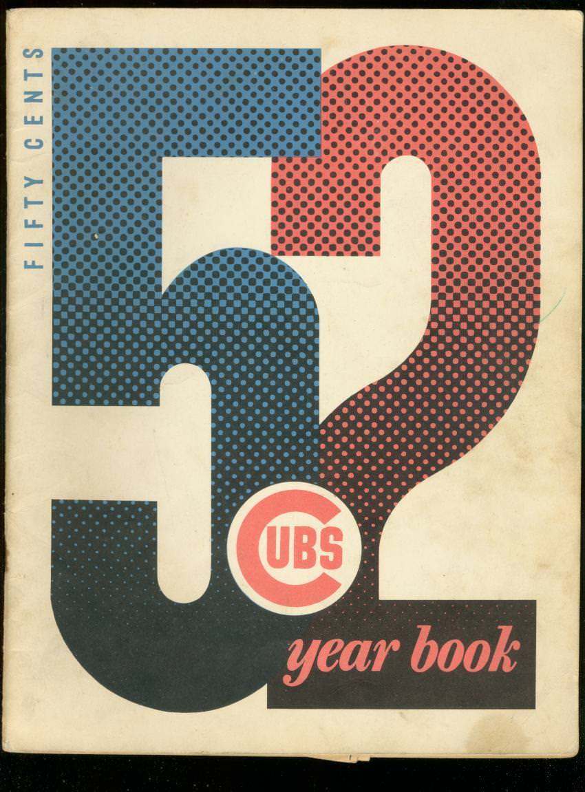 Primary image for CHICAGO CUBS 1952 YEARBOOK--WRIGLEY FIELD-NL-BASEBALL VG