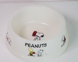 Peanuts Snoopy Dog Food Water Bowl Lightweight Plastic Vintage - £15.53 GBP