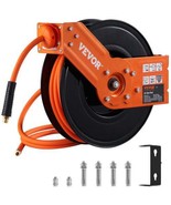 Retractable Air Hose Reel, 3/8 IN x 50 FT Hybrid Air Hose Max 300PSI, Ai... - $142.65 CAD