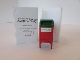 Dept 56 51985 Mail Box Diecast Snow Village Accessary Village D1 - $141.62 MXN