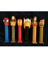PEZ: MARVEL/JUSTICE LEAGUE SUPERHERO LOT (6) ~ SEE PICS/DESCRIPTION FOR ... - $3.99