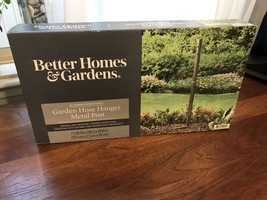 Better Homes &amp; Gardens 39 Inch Height Hose Hanger Metal Post Bronze Atta... - $14.01