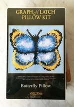 Butterfly Pillow MCG Textiles Latch Hook Kit 13&quot; x 10&quot; Kit - Hook Included - $18.95