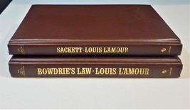 Louis L&#39;Amour Leatherette Collection, Bowdries Law and Sackett 1980s, Free Ship! - £19.34 GBP