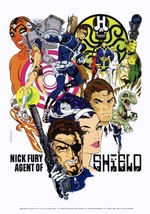 Marvel-Mania 24 x 36 Reproduction 1970 Nick Fury Agent Of S.H.E.I.L.D. Poster - £35.88 GBP