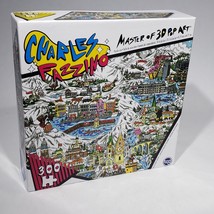 Charles Fazzino Essence of Switzerland Jigsaw Puzzle 300 Pieces Pop Art NIB - $16.95
